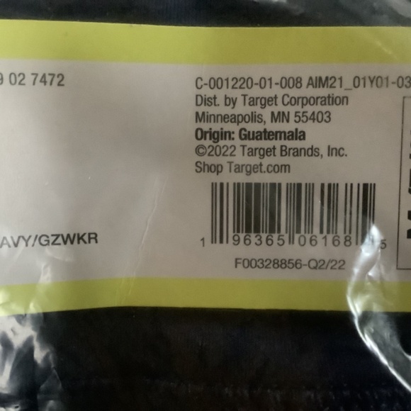 All in Motion, Core Tumble Shorts, Navy Size 7/8 - Picture 5 of 5